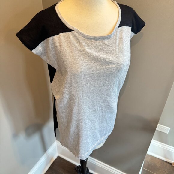 Joseph A Soft Black & Gray Short Sleeve Shirt - Picture 5 of 10